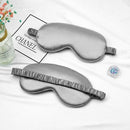 Pure Soft Silk EyeShade Blindfold Sleep Eye Mask Cover Light Shade Travel Relax - Dark Green