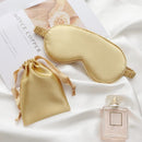 Pure Soft Silk EyeShade Blindfold Sleep Eye Mask Cover Light Shade Travel Relax - Dark Green