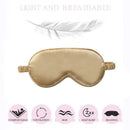 Pure Soft Silk EyeShade Blindfold Sleep Eye Mask Cover Light Shade Travel Relax - Dark Purple