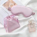 Pure Soft Silk EyeShade Blindfold Sleep Eye Mask Cover Light Shade Travel Relax - Dark Purple