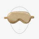 Pure Soft Silk EyeShade Blindfold Sleep Eye Mask Cover Light Shade Travel Relax - Light Purple