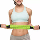Muscle Roller Stick Full Body Fitness Massage Tool for Home and Gym Use - Orange