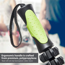 Muscle Roller Stick Full Body Fitness Massage Tool for Home and Gym Use - Orange