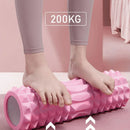 High Density EVA Foam Roller Yoga Massage Stick for Fitness - Crescent Style Blue-45cm