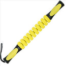 Muscle Roller Stick Full Body Fitness Massage Tool for Home and Gym Use - Yellow