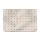 Pet Feeding Mat Dogs Cats Absorbent Non Slip Pet Placemat Waterproof Mat - Beige