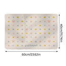 Pet Feeding Mat Dogs Cats Absorbent Non Slip Pet Placemat Waterproof Mat - Beige