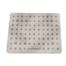 Pet Feeding Mat Dogs Cats Absorbent Non Slip Pet Placemat Waterproof Mat - Light Grey