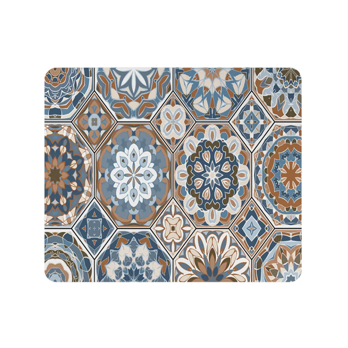Quick-Dry Washing Machine Floor Mat - Colourful Print