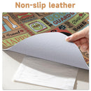 Waterproof Pet Floor Mat Carpet For Dog Cage Feeding Area Anti Slip Washable - Dog-White