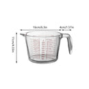 Glass Measuring Cup Large Capacity Thickened Heat Resistant Kitchen Baking Tool