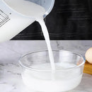 2.5L Plastic Baking Measuring Cup Splash Proof Graduated Mixing Bowl With Lid