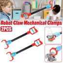 2-Piece Robot Claw Grabber Toy Set, Red and Blue