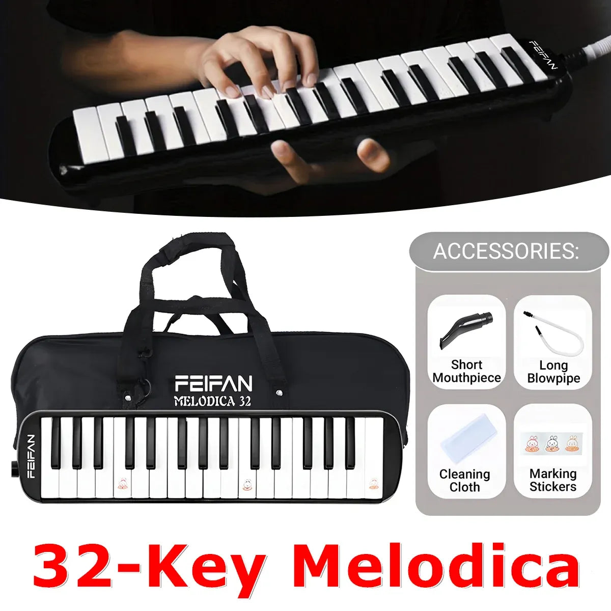 32 Key Melodica Primary School Students Classroom Practice for Beginners