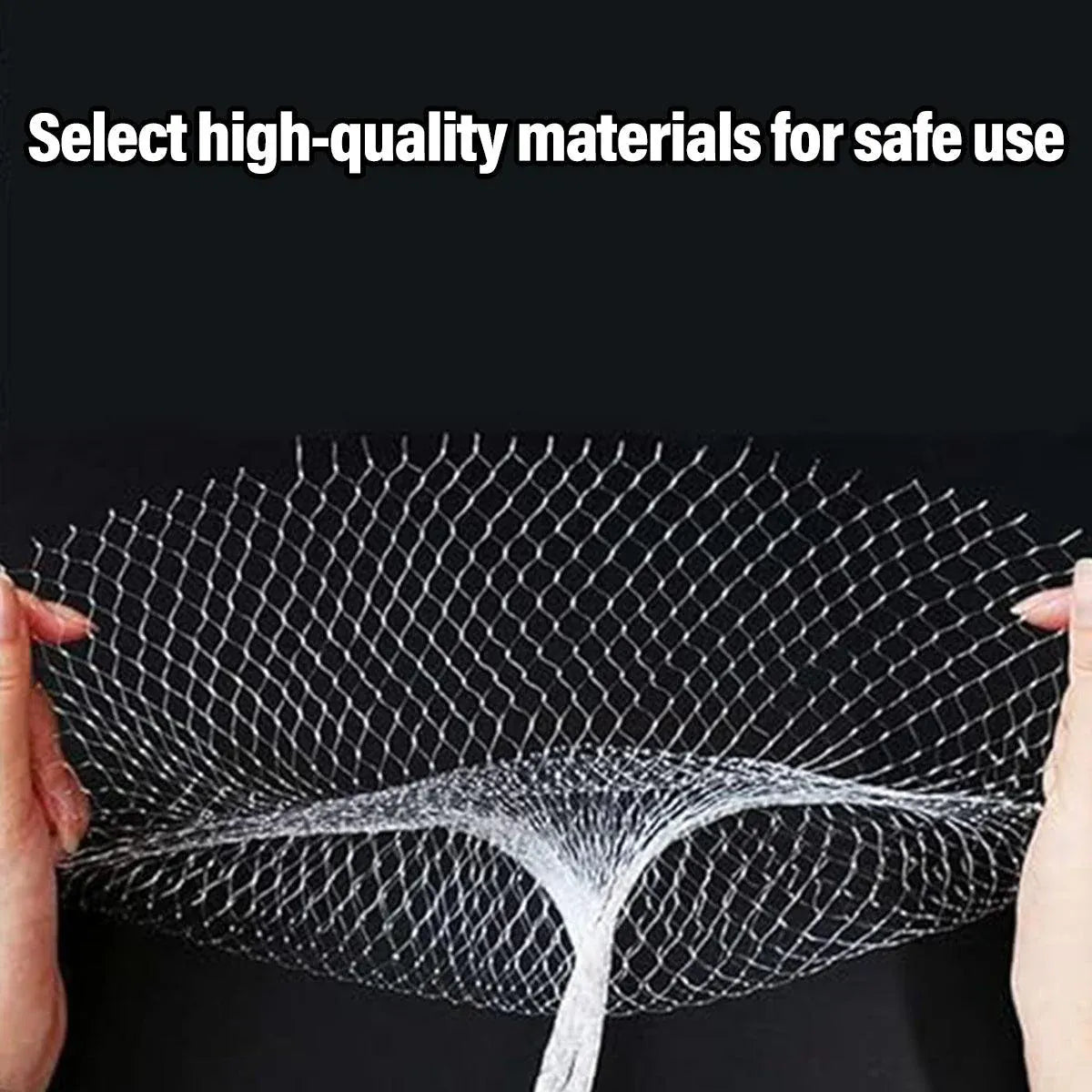 100pcs Nylon Mesh Bag Egg Storage Close Eye Plastic Mesh for Fruits Vegetables - 40cm