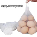 100pcs Nylon Mesh Bag Egg Storage Close Eye Plastic Mesh for Fruits Vegetables - 40cm