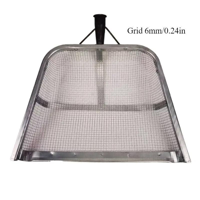 Stainless Steel Soil Sifter Drain Shovel Gardening Mesh Screen Filter Durable - 40MM