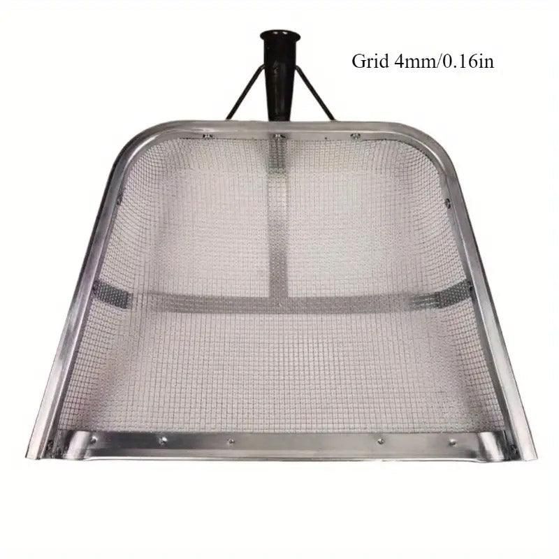 Stainless Steel Soil Sifter Drain Shovel Gardening Mesh Screen Filter Durable - 40MM