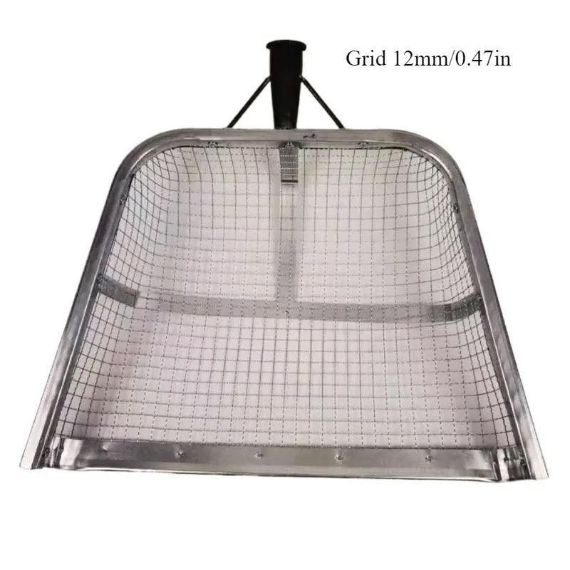 Stainless Steel Soil Sifter Drain Shovel Gardening Mesh Screen Filter Durable - 40MM