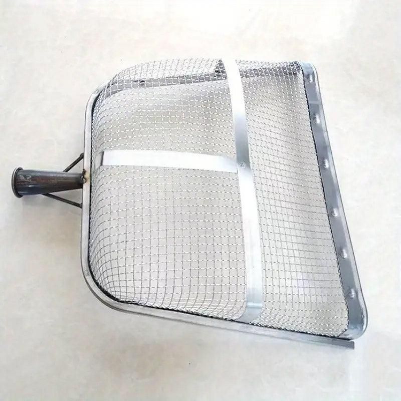 Stainless Steel Soil Sifter Drain Shovel Gardening Mesh Screen Filter Durable - 60MM