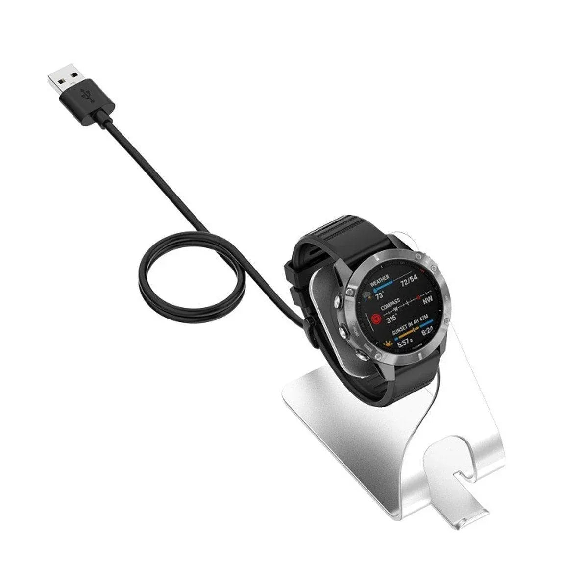 Watch Charger Dock for Garmin Fenix 7 / Fenix 7S USB Charging Cable Stand Bas