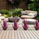 Metal Agave Flowers Plant Garden Decoration Realistic Iron for Yard Patio Lawn