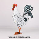 Metal Rooster Standing Decoration Rustproof for Home Garden Yard Patio Ornament