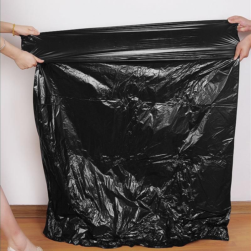 100Pcs Heavy-Duty Black Bin Bags - Durable Waste Refuse Sacks - 120*130cm-100PCS