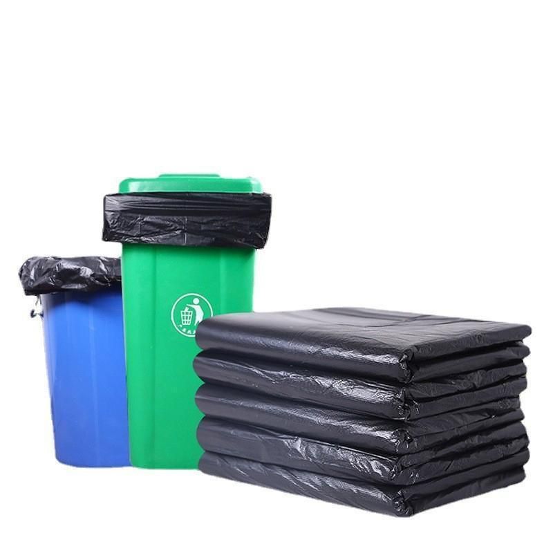 100Pcs Heavy-Duty Black Bin Bags - Durable Waste Refuse Sacks - 120*130cm-100PCS
