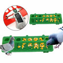 30cm Feeder Storage Trough Quail Drinker Plastic Wild Stable Chick Birds Pigeons - Yellow