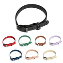 PVC Dog Collar Working Dog Kennels Waterproof Soft Adjustable for Pets M Size - Purple
