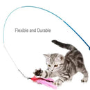 12PCS Cat Feather Teaser Wand Set Interactive Toy for Kittens and Cats Gift