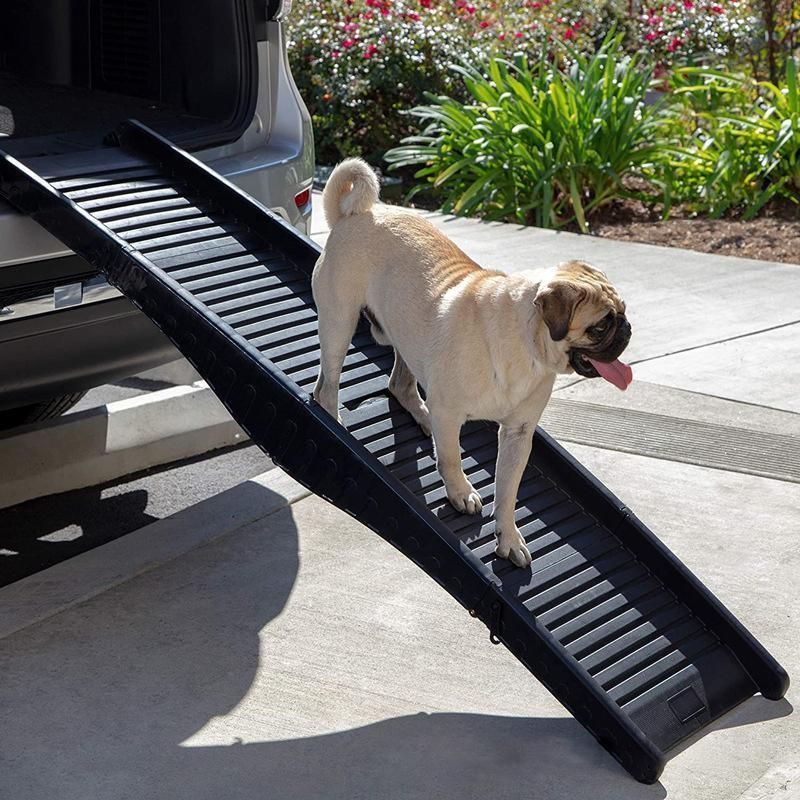 Dog Ramp Pet Car Suv Travel Stair Step Foldable Portable Lightweight Ladder