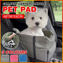 Car Pet Seat Auto Seat Center Console Dog Cat Nest Pad Removable Pet Carrier - Blue