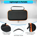 Portable EVA Microphone Storage Case Handheld Mic Box with Dividers Shockproof