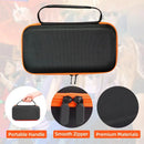 Portable EVA Microphone Storage Case Handheld Mic Box with Dividers Shockproof