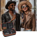 Portable EVA Microphone Storage Case Handheld Mic Box with Dividers Shockproof