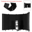 5 Panel Studio Microphone Isolation Shield Noise Reduction Absorber For Studio