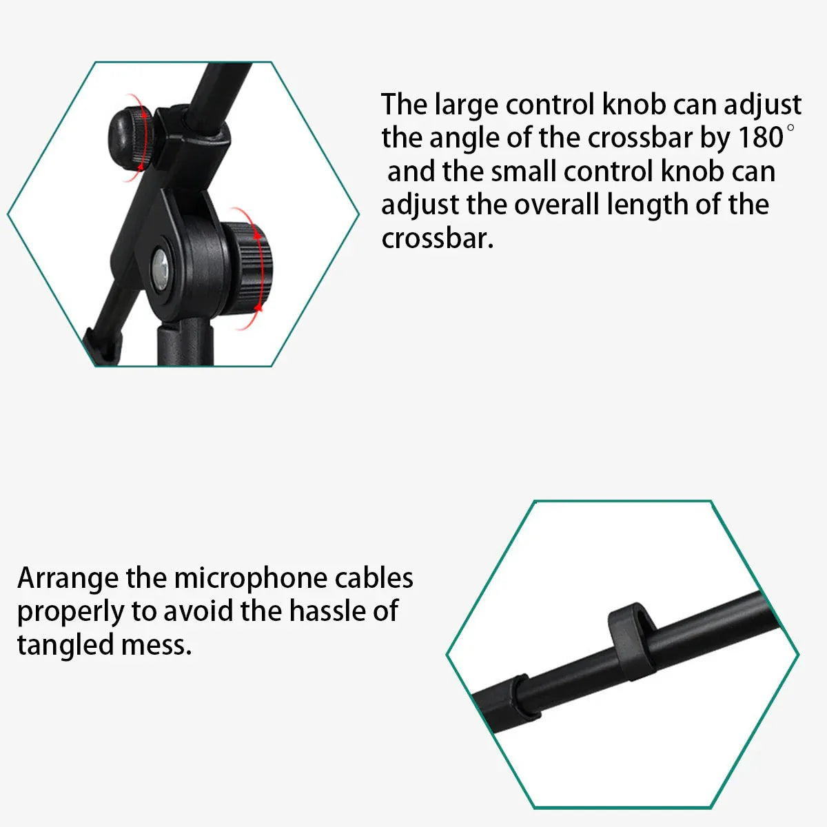 Pickup Microphone Stand Guitar Erhu Drum Band Compact Mic Tripod Small Bracket