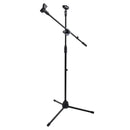 Foldable Adjustable Microphone Tripod Stand Durable NonSlip Stage Studio Karaoke