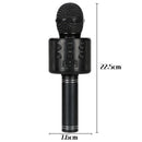 Karaoke Microphone Speaker Wireless Bluetooth Handheld Mic Usb Player Ktv Ws858 - Blue