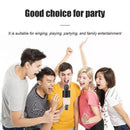 Karaoke Microphone Speaker Wireless Bluetooth Handheld Mic Usb Player Ktv Ws858 - Gold