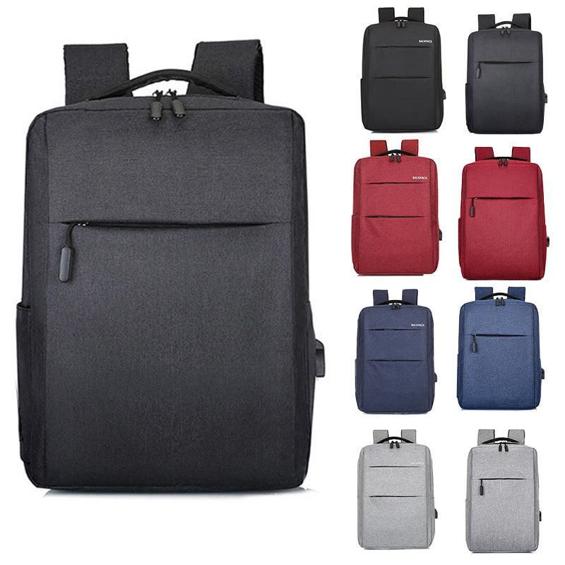Waterproof Laptop Backpack Bag for Men Women School Travel Business Use - Blue 1 Zipper