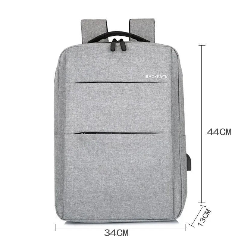 Waterproof Laptop Backpack Bag for Men Women School Travel Business Use - Blue 1 Zipper