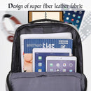 Waterproof Laptop Backpack Bag for Men Women School Travel Business Use - Grey 1 Zipper