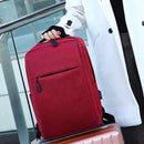 Waterproof Laptop Backpack Bag for Men Women School Travel Business Use - Red 1 Zipper