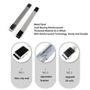2pcs Adjustable Refrigerator Washing Machine Base Stand Movable Support Shelf - Grooved