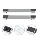 2pcs Adjustable Refrigerator Washing Machine Base Stand Movable Support Shelf - Grooved
