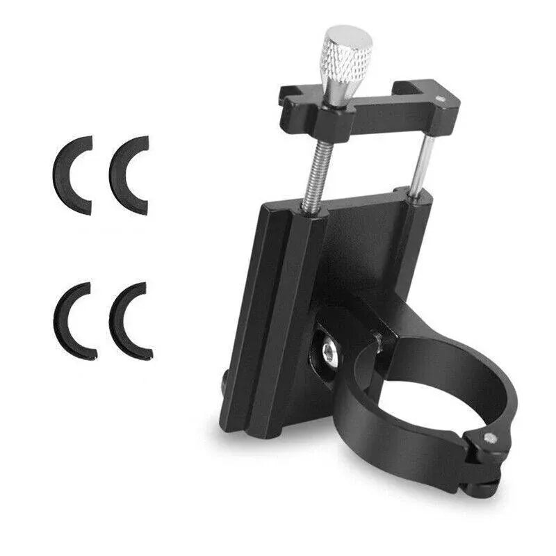 Aluminium Alloy Bicycle Phone Holder Handlebar Mount For Bike Motorcycle - Silver