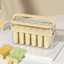 Beige 6-Cavity Ice Pop Mould with Carry Case - 1 Piece